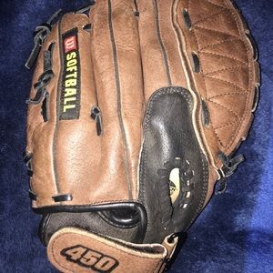 Wilson right hand softball glove , fast pitch